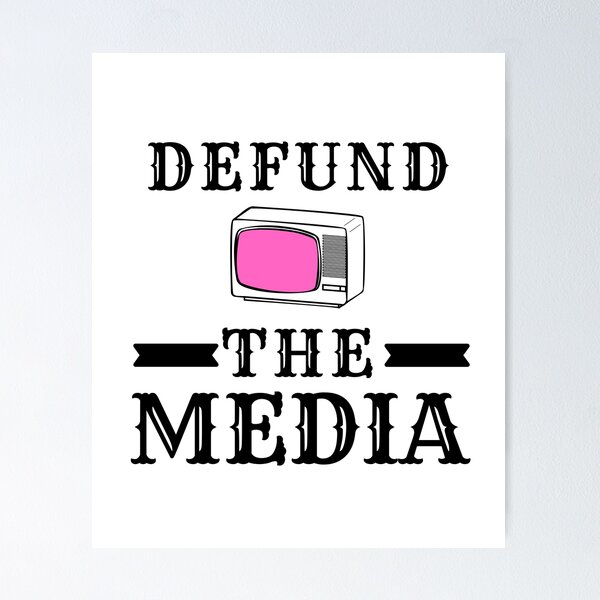 Item preview, Defund the media, retro designed and sold by bas19101.