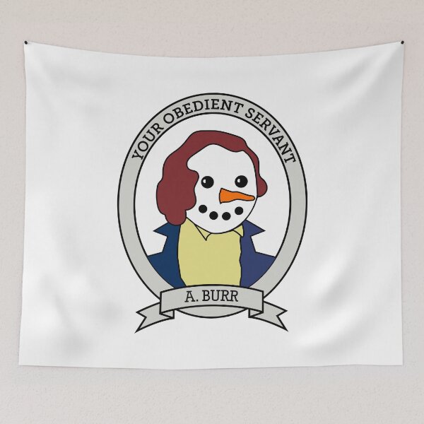 Item preview, A. Burr Portrait - Snowman Face designed and sold by arturekdesign.