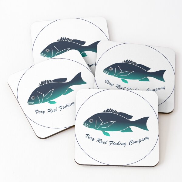 Item preview, Simple Fictional Fishing Company Logo Design (Blue) designed and sold by Slydell1.