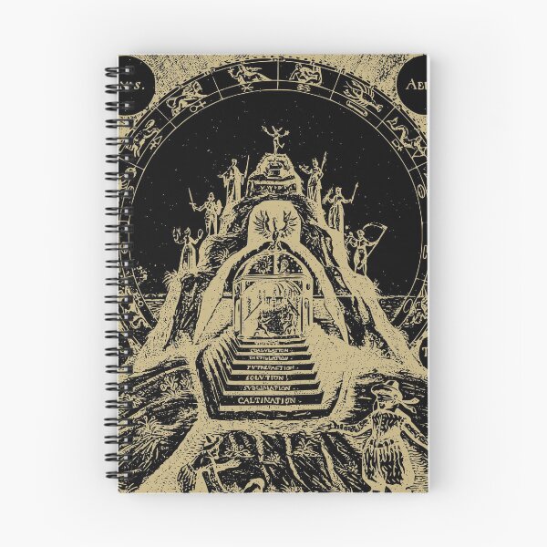 Item preview, Alchemy Mandala Cave Emblem Hermeticism Kabbalah designed and sold by h44k0n.