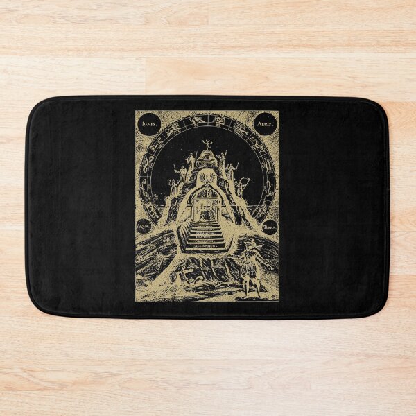 Item preview, Alchemy Mandala Cave Emblem Hermeticism Kabbalah designed and sold by h44k0n.
