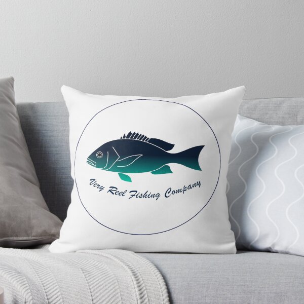 Item preview, Simple Fictional Fishing Company Logo Design (Blue) designed and sold by Slydell1.