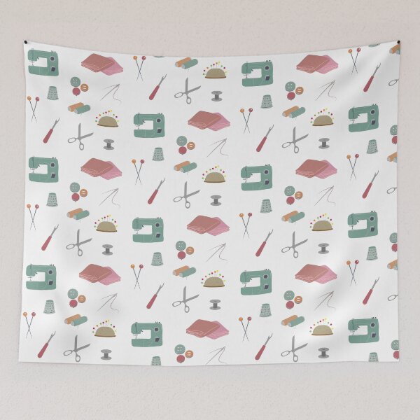 Item preview, sewing machine craft embroidery cute pattern designed and sold by TheFirstMayDay.