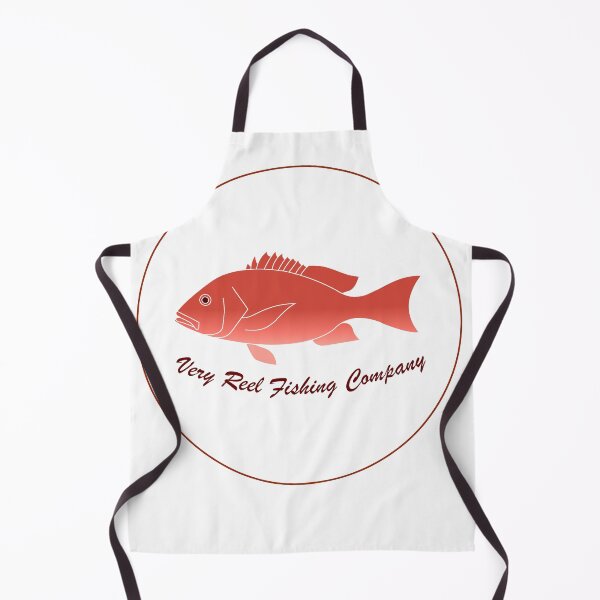 Item preview, Simple Fictional Fishing Company Logo Design (Red) designed and sold by Slydell1.