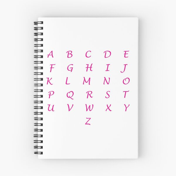 Item preview, Alphabet Letters Pink Font designed and sold by Mahdi Hammoud.
