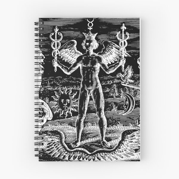 Item preview, Mercury Caduceus Alchemy Emblem Hermeticism Astrology  designed and sold by h44k0n.
