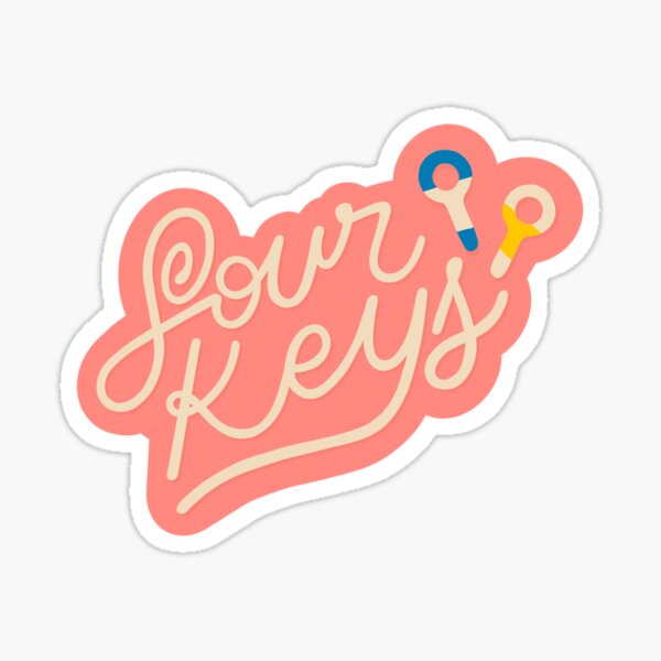 Sour Key Sticker