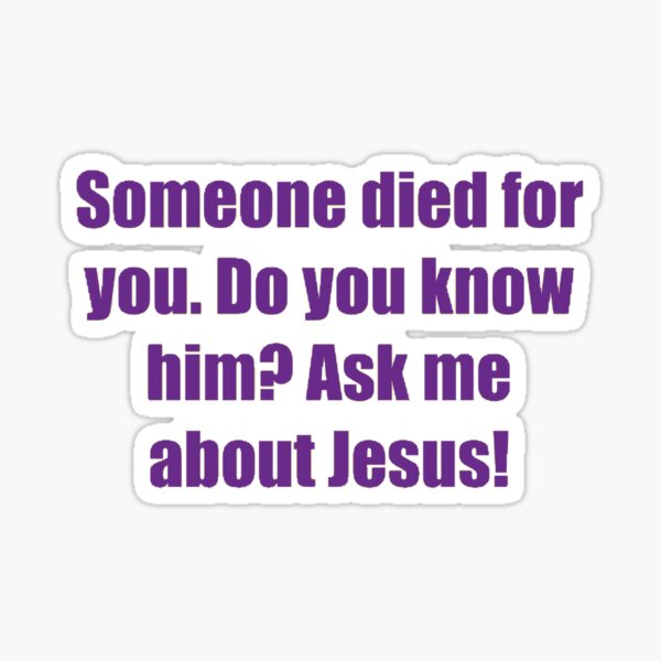 Item preview, Ask me about Jesus! designed and sold by c0r1nuc0p14.