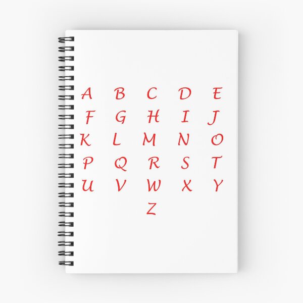 Item preview, Alphabet Letters Red Font designed and sold by Mahdi Hammoud.