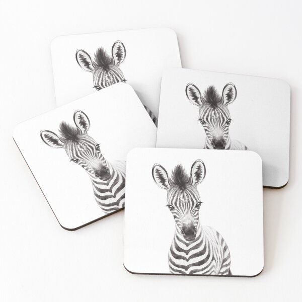 Item preview, Baby Zebra - Black & White designed and sold by lanakat.