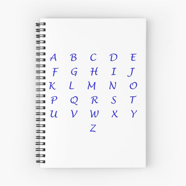 Item preview, Alphabet Letters Blue Font designed and sold by Mahdi Hammoud.