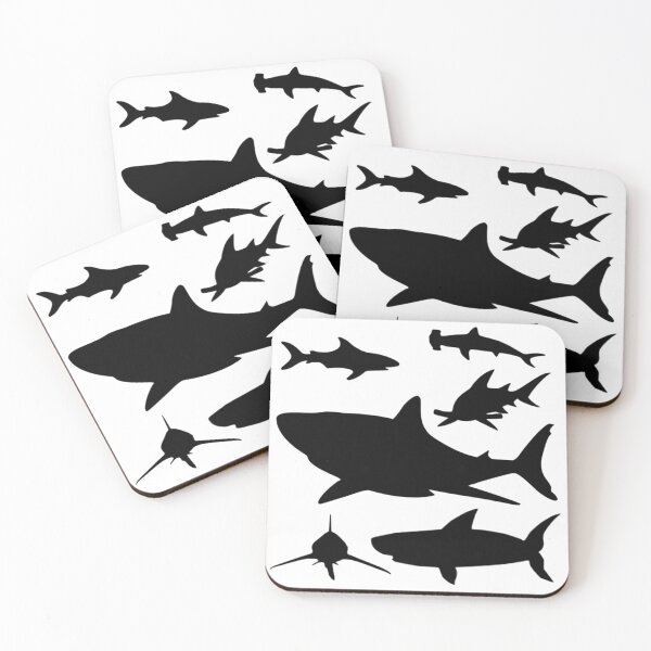 Item preview, shark silhouette 1 designed and sold by GL Digital Artwork .