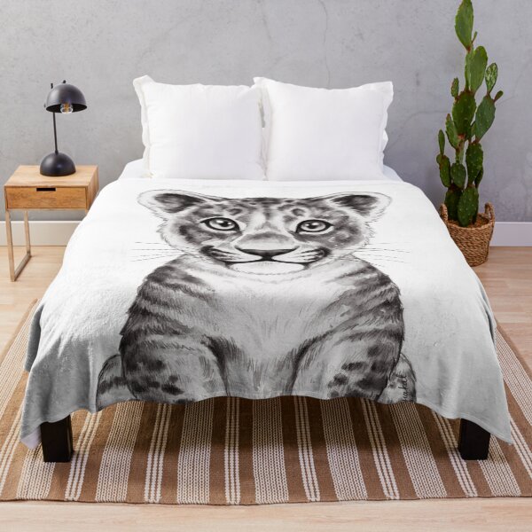 Item preview, Baby Lion - Black & White designed and sold by lanakat.