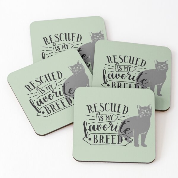 Item preview, Rescued is my favorite breed  designed and sold by natal51.