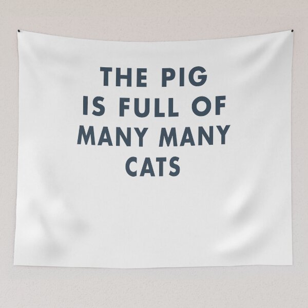 Item preview, The Pig Is Full Of Many Many Cats designed and sold by AmadaLevile.