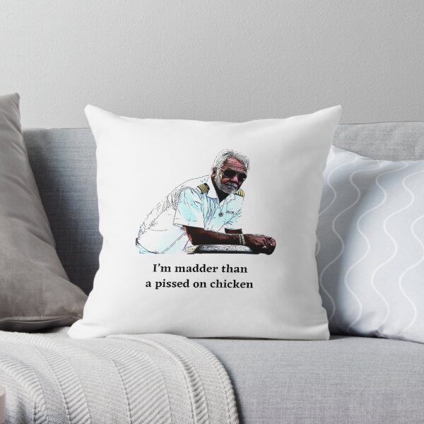 Captain Lee Quote Throw Pillow