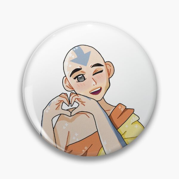 Item preview, Aang Heart Hands (no background) designed and sold by ShannonsSpace.