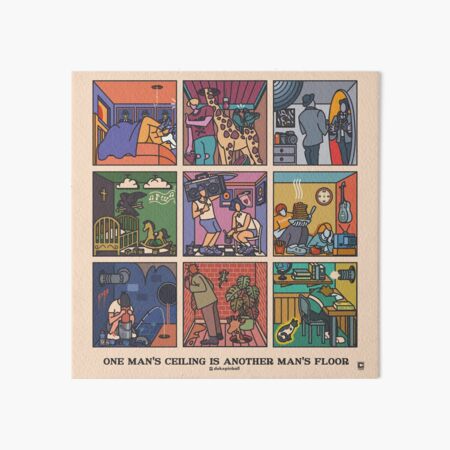 Artikel-Vorschau von Die Decke eines Mannes ist der Boden eines anderen Mannes Paul Simon Poster, designt und verkauft von Daniel Canlas.
