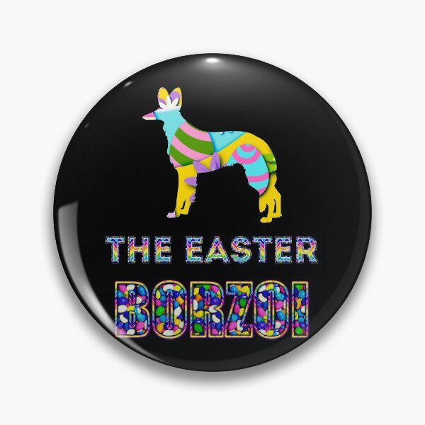 Artikelvorschau, Ostern Borzoi entworfen und verkauft von artworkbyrihen.