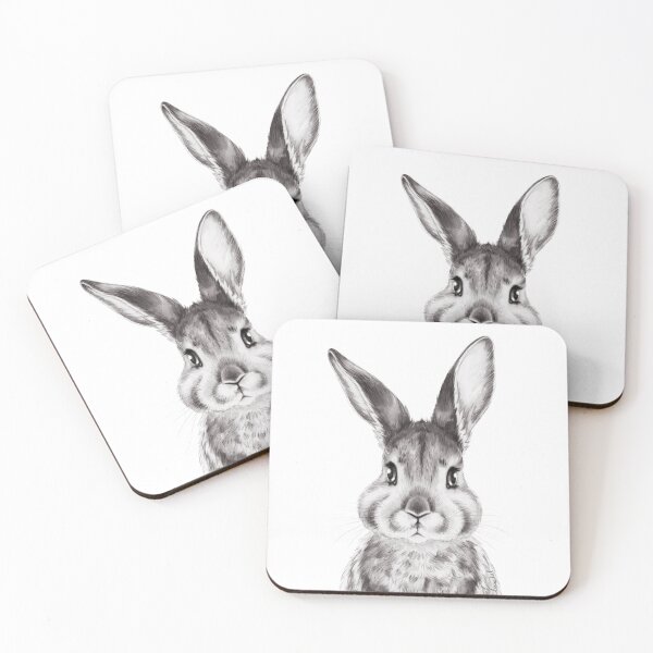 Item preview, Bunny - Black & White designed and sold by lanakat.