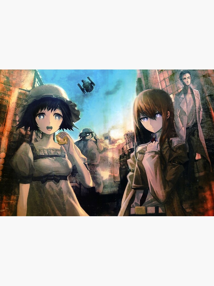 Steins Gate Artwork Postcard By Anime Dude Redbubble