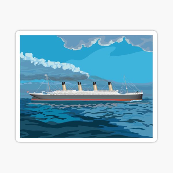 Titanic Waters Sticker