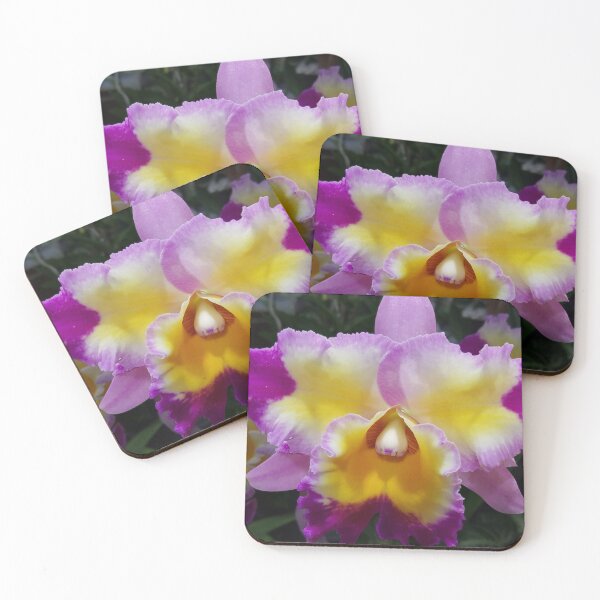 Item preview, Magenta and Yellow Orchid Flower designed and sold by MomentofPercep.