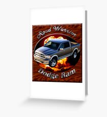 Dodge Ram Truck Road Warrior Greeting Card
