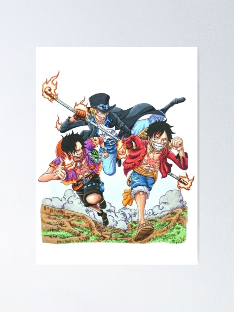 Luffy Ace Sabo One Piece Poster By Allanimes Redbubble Luffy Ace Sabo One Piece Poster By Allanimes Redbubble