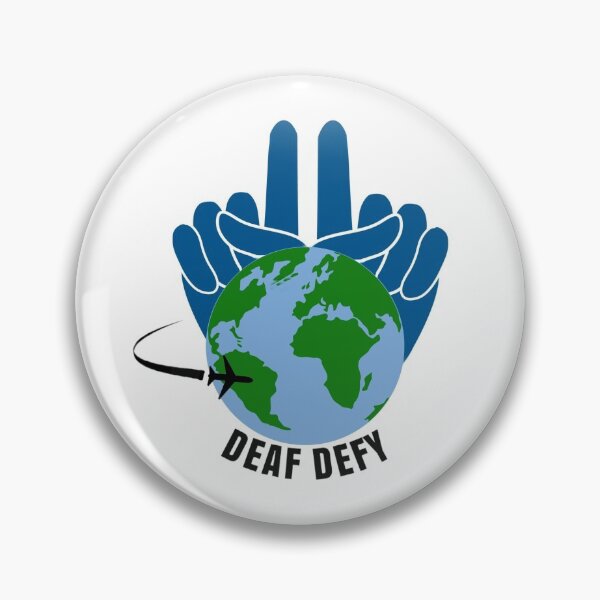 Item preview, Logotipo de Deaf Defy - Círculo designed and sold by deafplanetsoul.