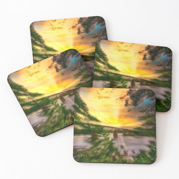 Item preview, ABSTRACT SUNSET BRIDGEPORT designed and sold by HowardRoberts.