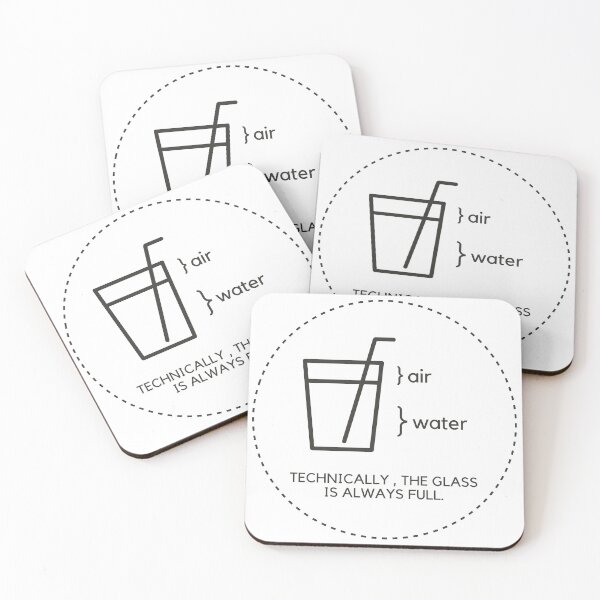 Item preview, Science Nerds: Technically the Glass is Always Full designed and sold by heyitsclara.