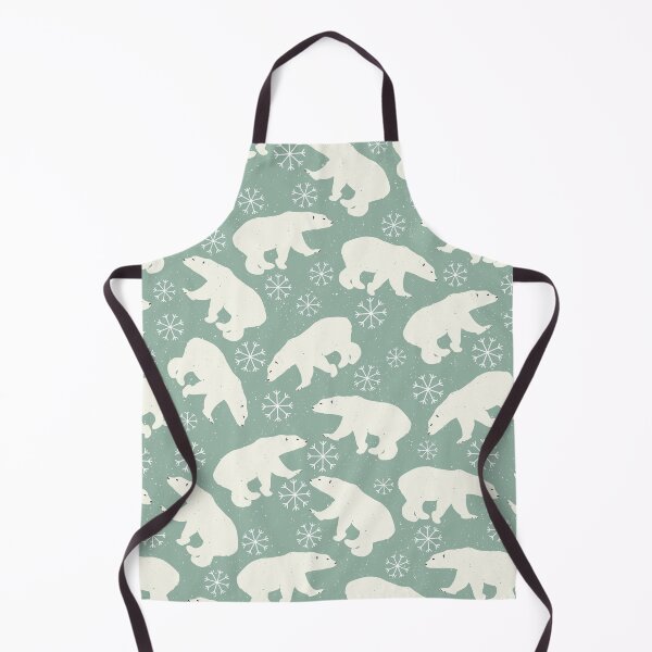 Item preview, Winter - Adorable Polar Bears and Snowflakes Pattern designed and sold by CLPDesignLab.