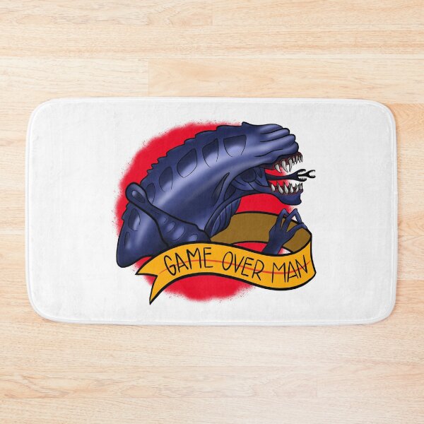 Item preview, Game Over Alien Tattoo Flash Art designed and sold by ursaink.