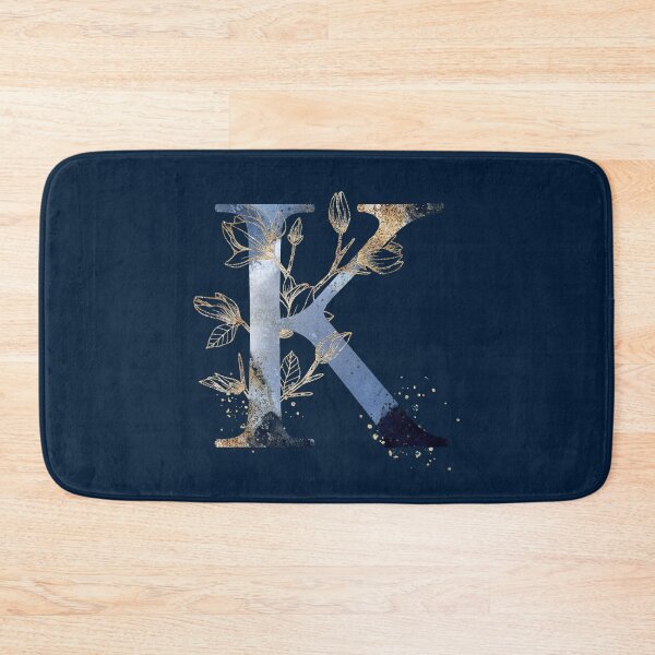Item preview, Floral Initial Letter K, Monogram designed and sold by PinkLotusArt.