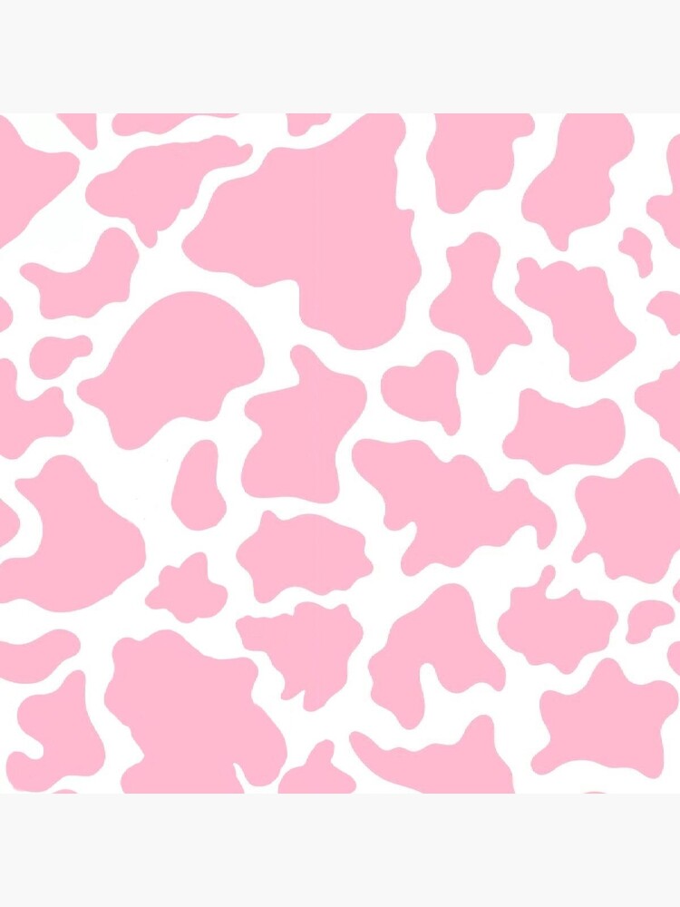 Aesthetic Pink Cow Print Wallpaper