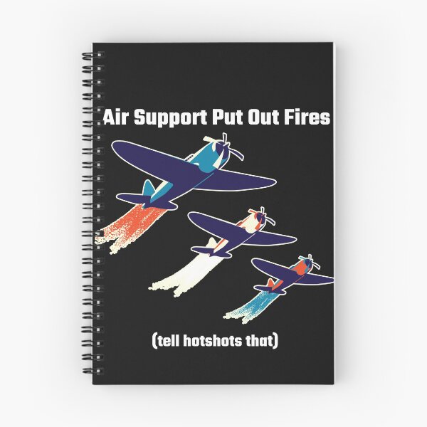 Item preview, Air support put out fires- firefighting funny designed and sold by Firefamily.