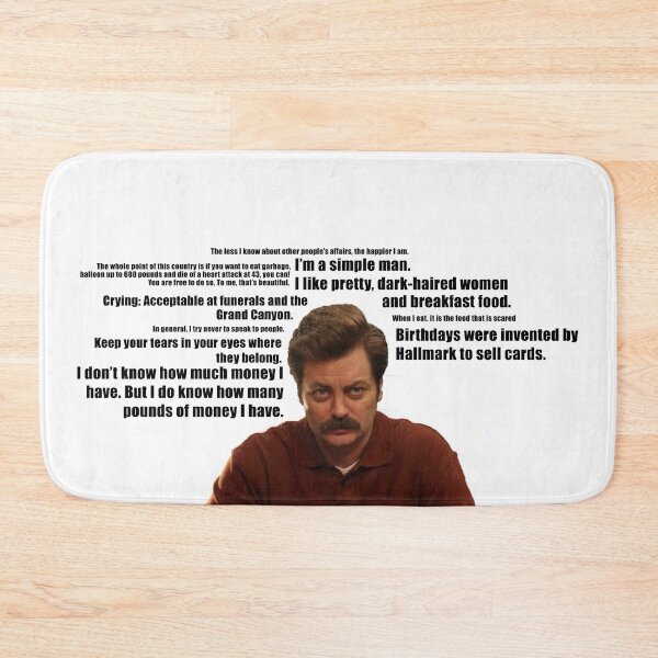 Item preview, Ron Swanson Quote designed and sold by KaliannDesign.