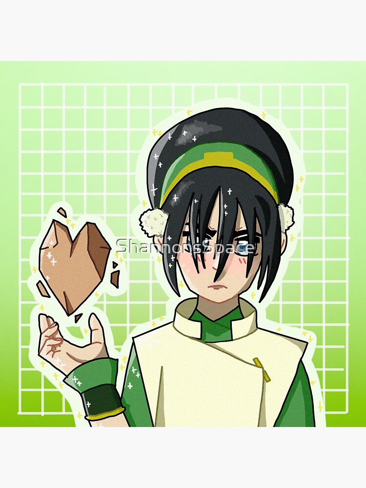 Toph from avatar: the last airbender in a rainy night