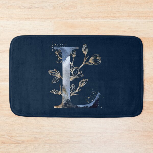 Item preview, Floral Initial Letter L, Monogram  designed and sold by PinkLotusArt.
