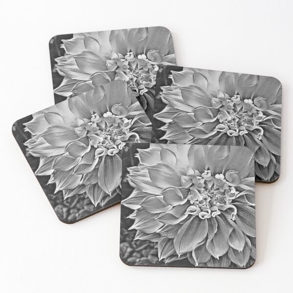 Item preview, Dahlia In Black And White designed and sold by Roanemermaid.