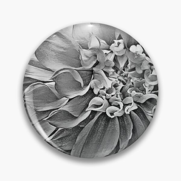 Item preview, Dahlia In Black And White designed and sold by Roanemermaid.