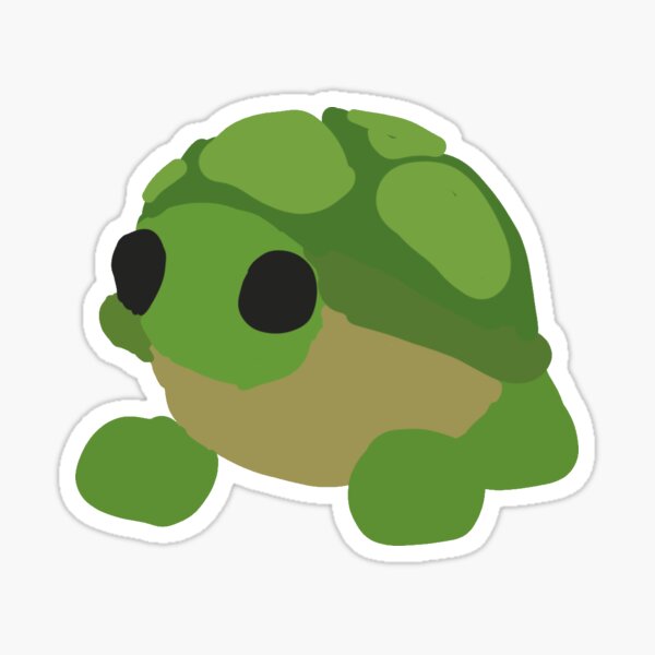 Turtle From Adopt Me On Roblox Sticker By Idkbrb Redbubble - me dox roblox