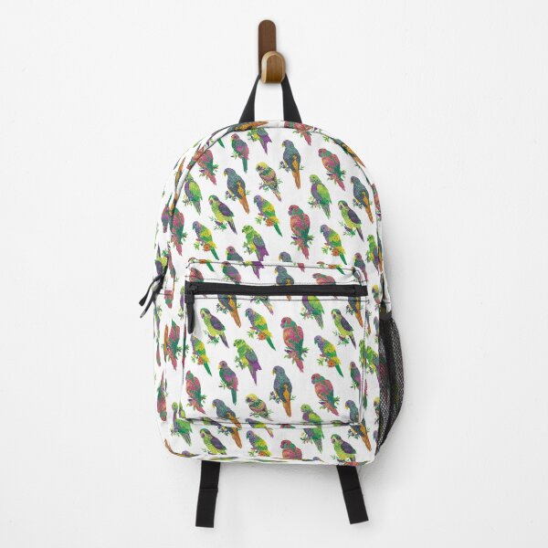 Item preview, Tropical Parrots in Watercolour (white background) designed and sold by adrstefanska.