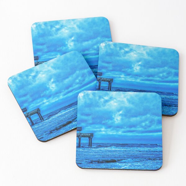 Item preview, Stormy Morning at the Pier designed and sold by GestaltImagery.