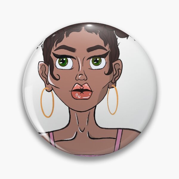 Artikelvorschau, Insta-Baddie-Karikatur entworfen und verkauft von Olivia Patty.