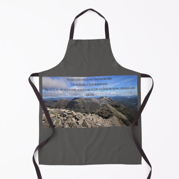 Item preview, Torridon Mountains with John Muir Quote designed and sold by beavo.