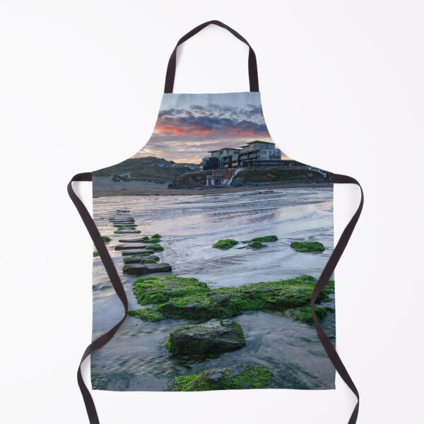 Item preview, Sunrise over the stepping stones (Perranporth) designed and sold by bitm2007.