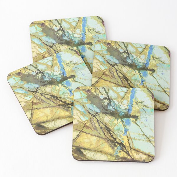 Item preview, Gold Flash Labradorite Gem Stone Watercolor Art designed and sold by AndreaHelmArt.