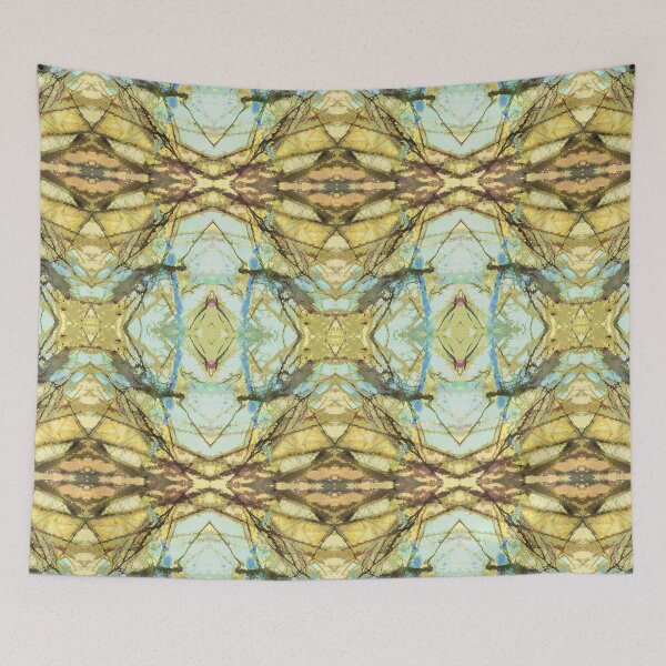 Item preview, Gold Flash Labradorite Gem Stone Watercolor Art designed and sold by AndreaHelmArt.
